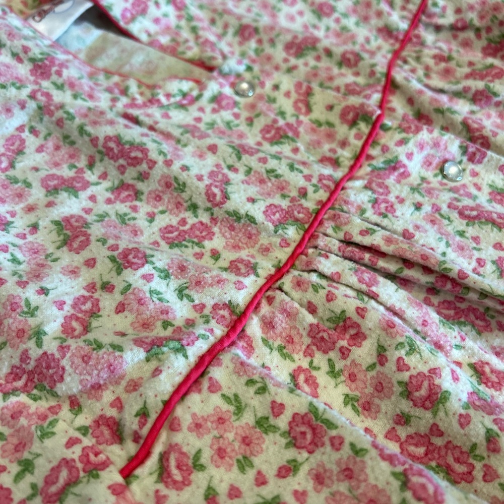 Vintage Pink Flower Bud Housedress - image 8